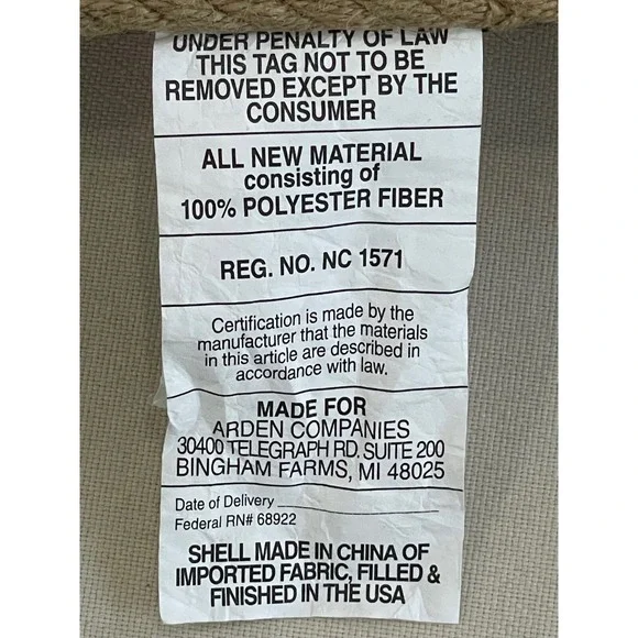 Parrot Bird Indoor/Outdoor Throw Pillows Square Rope Edge Allen + Roth Set 2 - Picture 9 of 9